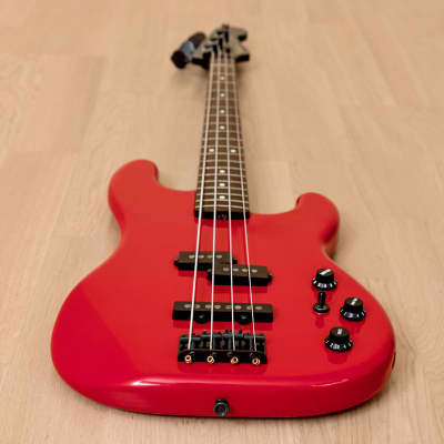 1986 Fender Boxer Series Jazz Bass Special PJ-555 Vintage PJ Bass Torino  Red, Japan MIJ Fujigen | Reverb