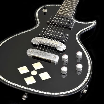 Zemaitis Casimere C24SU Black Pearl Diamond Superior NEW Electric Guitar with Hardshell Case BP BK image 2