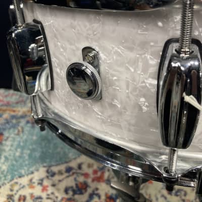 Rogers - 14x5" Dyna-Sonic Snare Drum 2010's - White Marine Pearl image 9