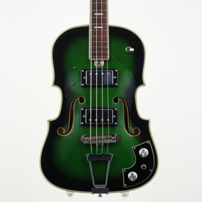 Emperador Violin Bass Green Burst  (04/08) for sale