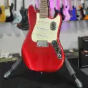 Squier Paranormal Cyclone Electric Guitar - Candy Apple Red with Pearloid Pickguard *FREE PLEK WITH PURCHASE*! 565