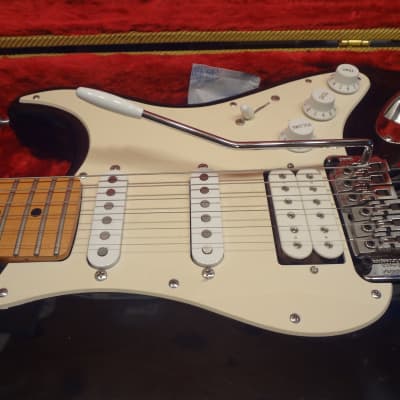 Fender MIJ Stratocaster 1989 Black original left hand model image 14