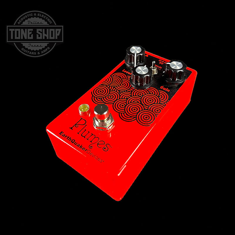 EarthQuaker Devices Plumes Tone Shop Custom Candy Apple Red image 1