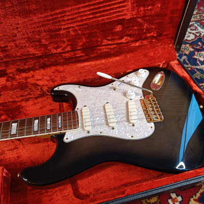 Fender Limited Edition The Ventures Stratocaster MIJ 1996 Midnight Black Transparent 50th anniversary image 3