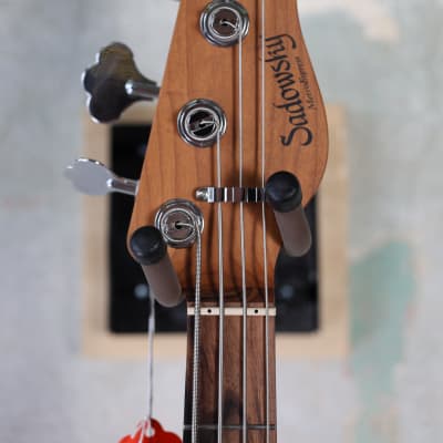 Mint Sadowsky MetroExpress Vintage J/J Electric Bass Guitar 2023 - Tobacco Sunburst with Morado Fingerboard image 5