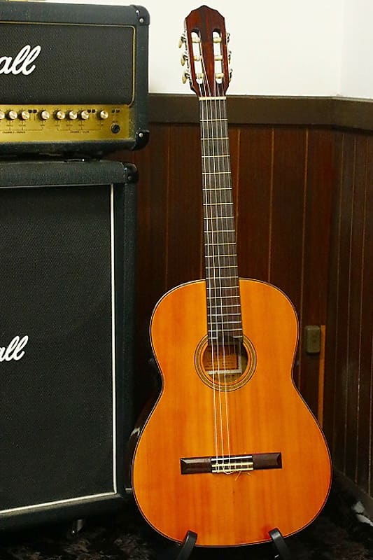 Vintage 1967 made HASHIMOTO GUT Guitar No 232 50mm Nut width Made in Japan