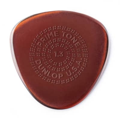 DUNLOP 514R1.3 Primetone Semi-Round Sculpted Plectra with Grip, 1.3mm, 12 Picks image 4