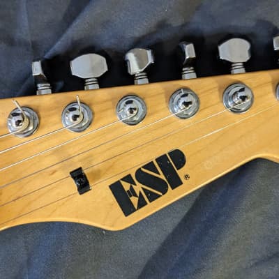 1980s ESP Custom Stratocaster - 2 Tone Sunburst (Nitro) - Japan - Onboard OD - Gig Bag Included image 12