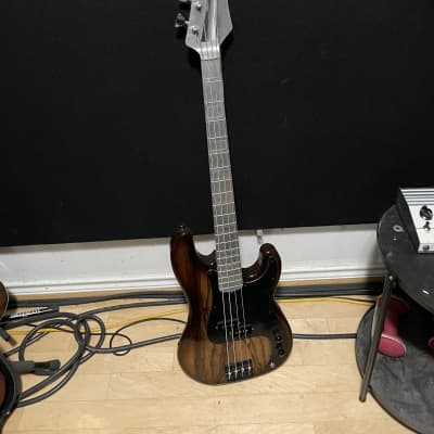 Little Guitar Works Torzal Twisted neck Bass for tendonitis Reverb
