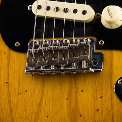Fender Custom Shop 1957 Stratocaster Heavy Relic, Lark Guitars Custom Run -  2 Tone Sunburst (419) image 7
