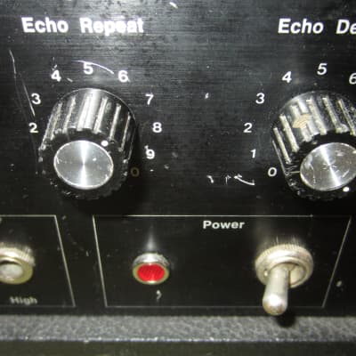 Univox EC-80A  Tape Echo for Restoration / Repair 1970s - Black image 3