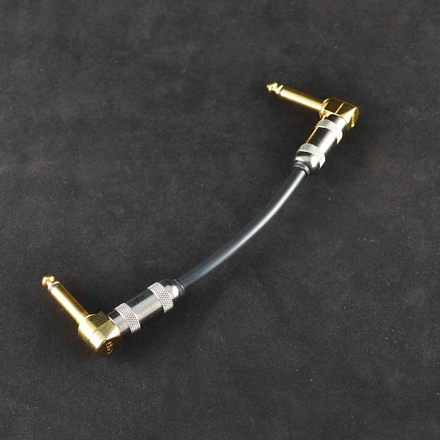 6" Patch Cable with Mogami 2524, G&H gold plated plugs & adhesive-lined heatshrink.  Great warranty image 1