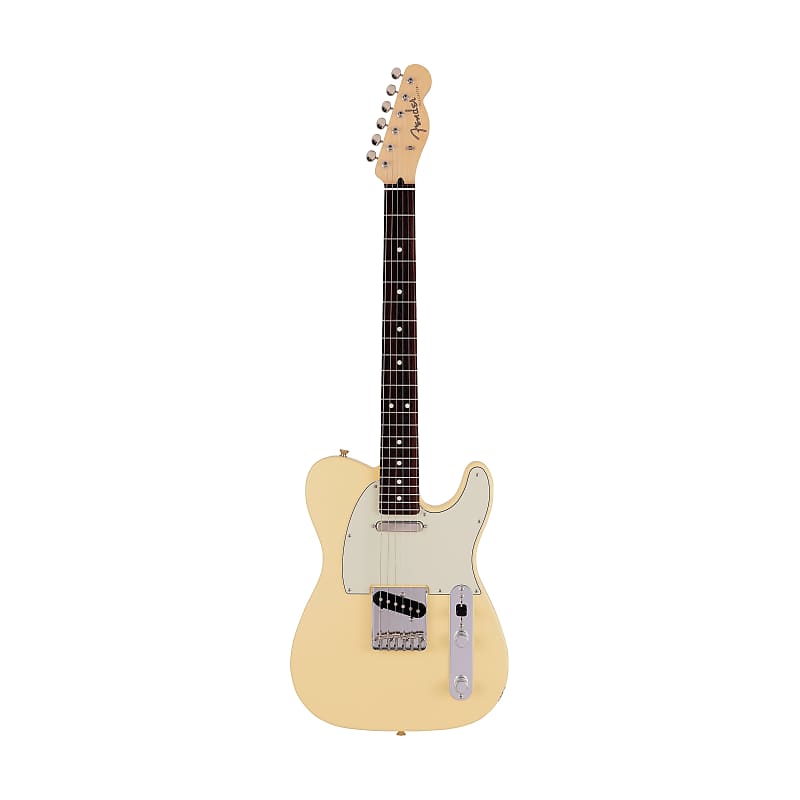 Fender Japan Junior Collection Telecaster Electric Guitar, RW FB, Satin  Vintage White