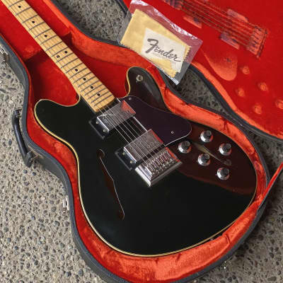 1976 Fender Starcaster - Black image 2