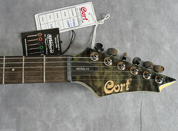 Cort Aero 11 TCGW - Trans. Charcoal Grey Wash Electric Guitar