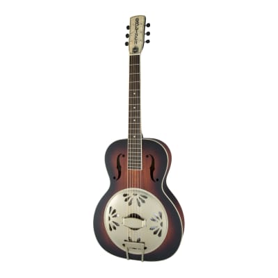 Gretsch G9241 Mahogany Round Neck 6-String Acoustic-Electric Resonator Guitar (Right-Handed, 2-Color Sunburst) image 3