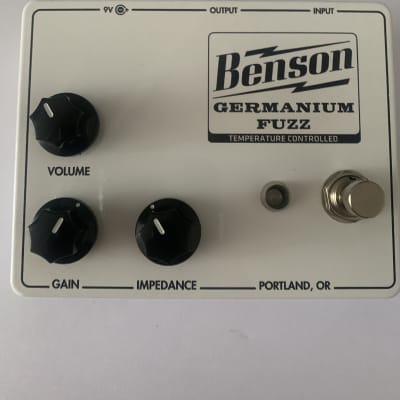 Benson Amps Germanium Fuzz  V1 - Snow White for sale