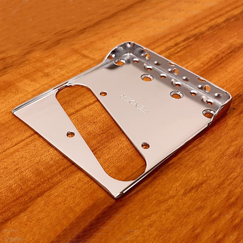 Fender Vintage Style Telecaster Bridge Plate w/Notched Flange and 2024 Modified to fit an American Standard