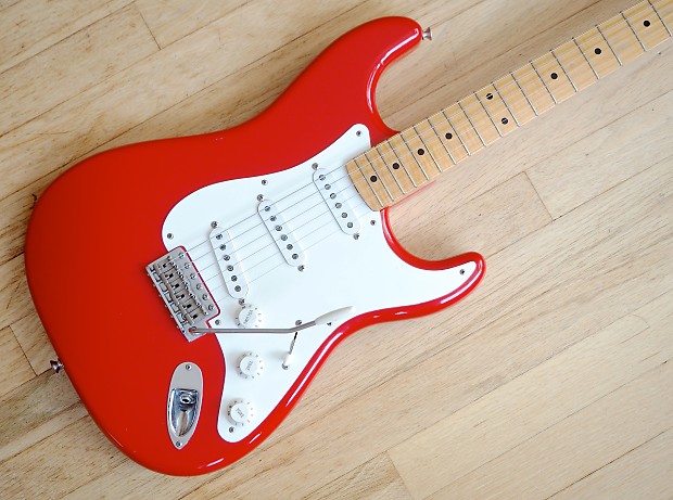 2000 Fender Stratocaster Custom Shop 1956 Closet Classic Relic Guitar Fiesta Red w/ Original Case image 1