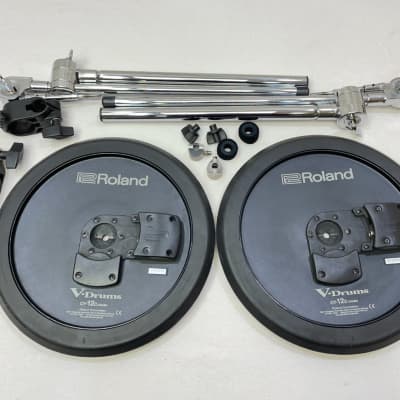 TWO Roland CY-12C V-Cymbal V Drum Trigger CY12C MOUNTS image 4