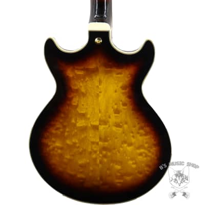 Ibanez Artcore Expressionist AM93QM Electric Guitar - Antique Yellow Sunburst image 2