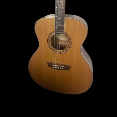 Washburn WG7S-O 6-string Acoustic Guitar, Natural Gloss image 7