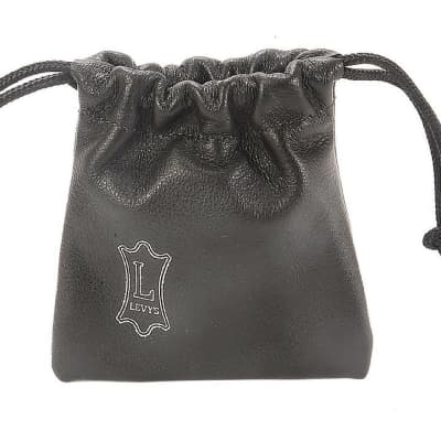 Levy's Leathers MM7 Garment Leather Pick Pouch, Black image 1