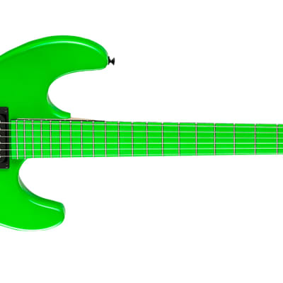 Dean CZONE NG Series Nuclear Green 80s Style Double Cutaway Electric Guitar for sale