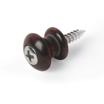 Waverly Guitar Strap Button, Snakewood button, chrome screw for sale