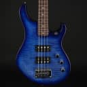 PRS SE Kingfisher Bass Guitar in Faded Blueburst Wrap with Gig Bag