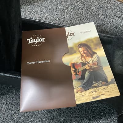 Taylor 150e walnut 12 String acoustic electric guitar made in Mexico 2017-2018 with ES2 electronics in excellent condition with original taylor deluxe hard case and case candy . image 9