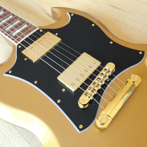 2011 Gibson SG Standard Bullion Gold Sam Ash Limited Edition Guitar Rare & Minty OHSC & Candy image 8