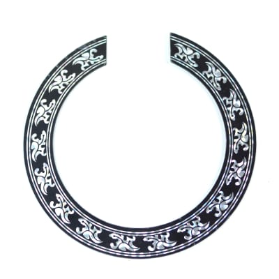 Acoustic Guitar SoundHole ring Decal Sticker self-adhesive for Small 39"