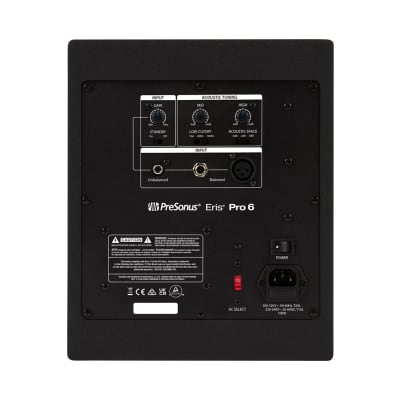 PreSonus Eris Pro 6 6" Powered Coaxial 2-way Studio Monitor Active Speaker image 3