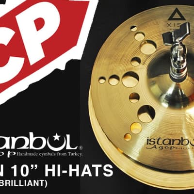 Istanbul Agop Xist Ion Hi Hat Cymbals 10" image 1