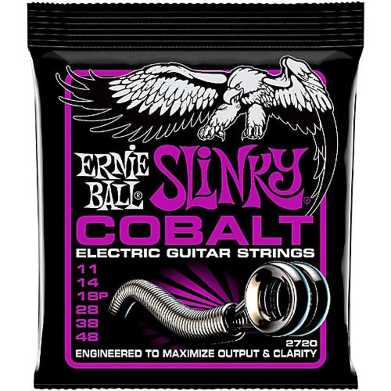 Photos - Strings Ernie Ball Slinky Cobalt Electric Guitar  | Power Slink... Cobalt n 