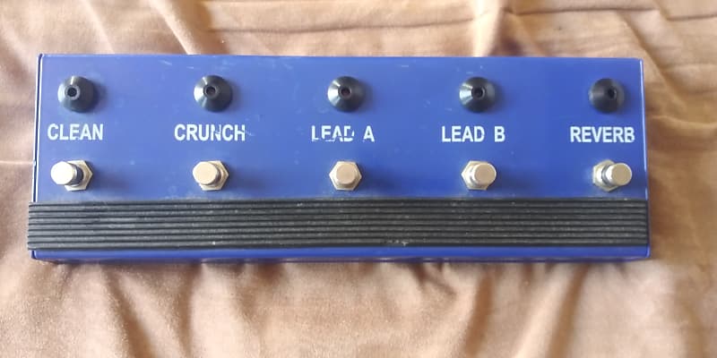 George Dennis Four Channel Footswitch Pedal Blue