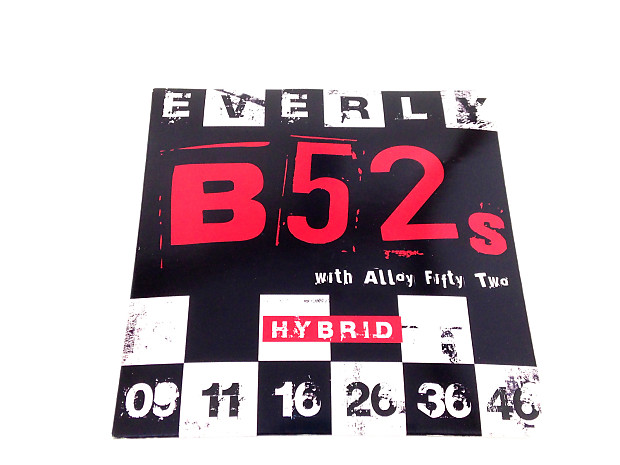 Everly Music 9219 B-52s Ultra Magnetic Electric Guitar Strings - Hybrid (9-46) image 1