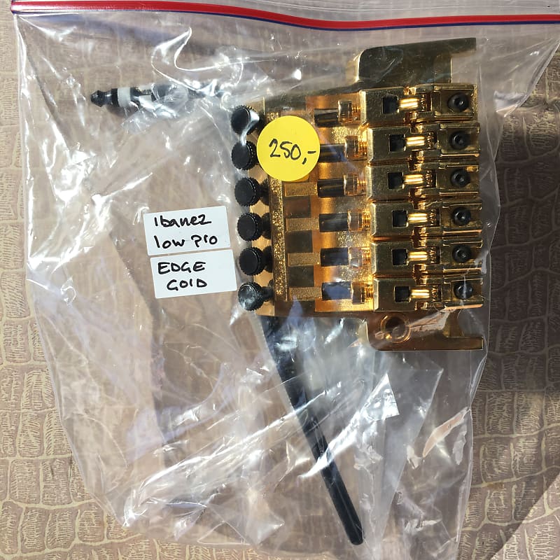 Ibanez Floyd Rose low pro edge Tremolo Unit (2LE1R31G) Gold Reverb