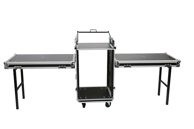 OSP PRO19 16-Space ATA Mixer/Amp Rack w/ Two Tables image 1