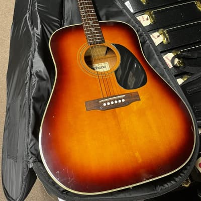 Vintage Epiphone FT-145 SB Sunburst Texan Made in Japan | Reverb