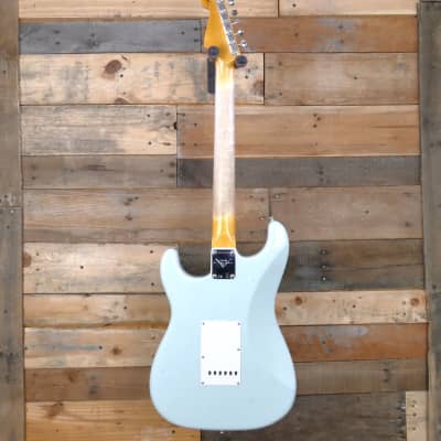 Fender Custom Shop '63 Reissue Stratocaster Journeyman Relic - Super Faded Aged Sonic Blue - Weight 7lbs 15oz! image 6