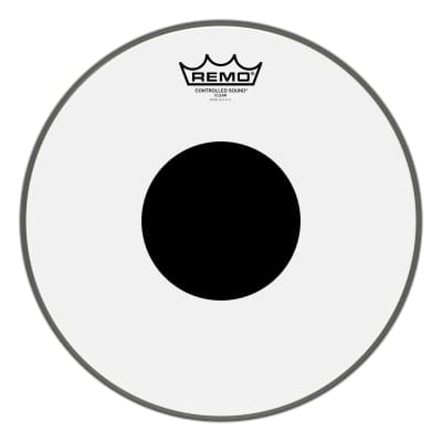 Remo 12" Clear Black Dot