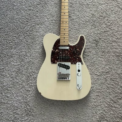 Fender Deluxe Nashville Telecaster 2016 MIM White Blonde Noiseless Pups Guitar for sale