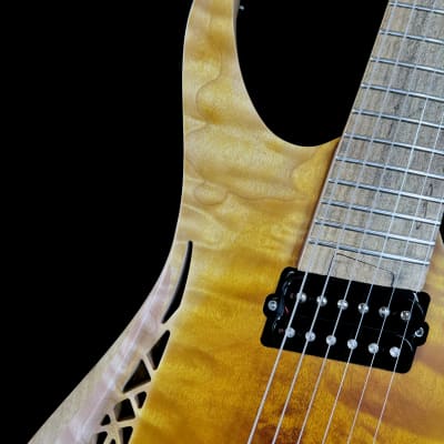 OD Guitars Minerva - High Grade Quilt Maple Top - Black Limba Body image 11