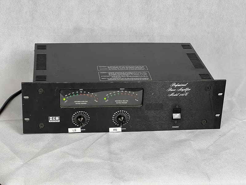 BGW Professional Power Amplifier Model 250 E Black | Reverb