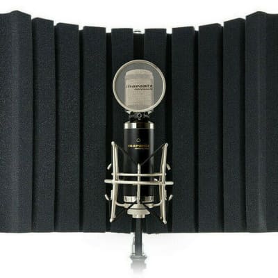 Marantz Sound Shield Compact Folding Vocal Reflection Baffle Microphone Stand image 1