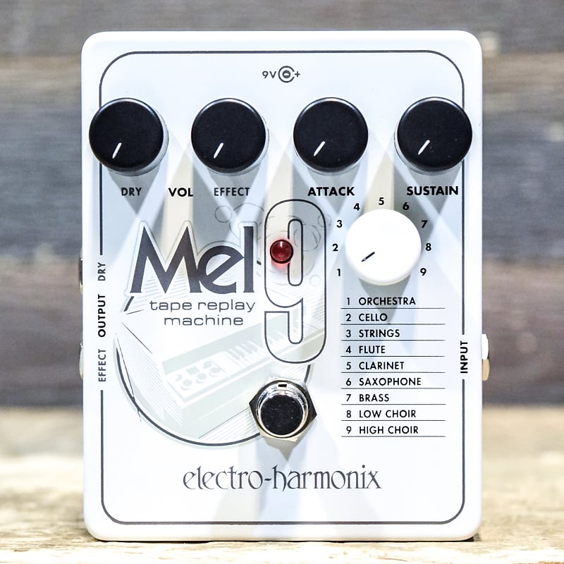 Electro-Harmonix Mel9 Tape Replay Machine Mellotron Emulation Effect Pedal