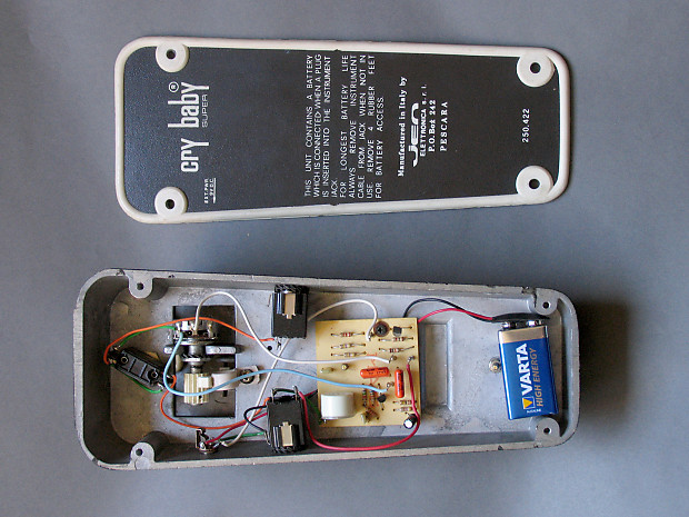 Legendary: Jen Cry Baby Super Wah - White Fasel | Reverb Canada