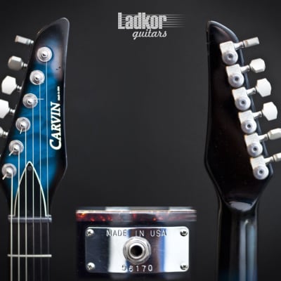 Carvin Custom Shop USA AC175 Blue Burst 5A Quilt Maple Top Acoustic Electric Guitar RARE wow top image 7
